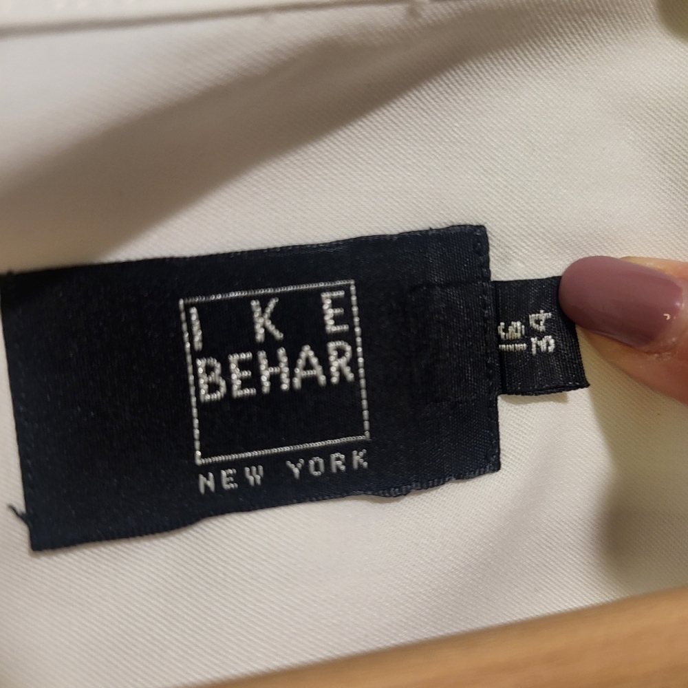 IKE BEHAR White collar tshirt - Picture 4 of 6